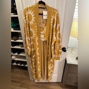 Show me your mumu Out and About Cardi with Connie sweater crop top both NWT